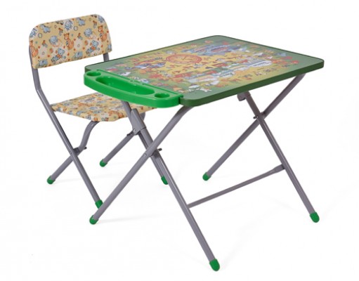 Комплект детской мебели Фея Досуг 201 Алфавит зеленый