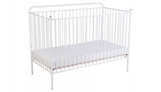 Кроватка-трансформер детская Polini kids Vintage 400 металлическая, белый